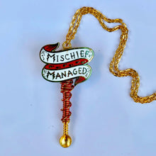 Mischief Managed Custom Tiny Festival Spoon Pendant Necklace