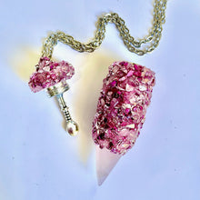Pink Hidden Spoon Necklace