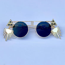 Black and Gold Sunglasses