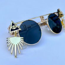 Black and Gold Sunglasses