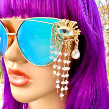 Blue Evil Eye Sunglasses