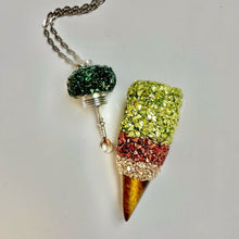 Bronze Snuff Pendant With Spoon
