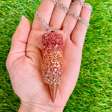 Bronze Snuff Pendant With Spoon