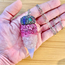 Bullet Stash Necklace With Telescopic Spoon