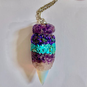 Bullet Stash Necklace With Telescopic Spoon