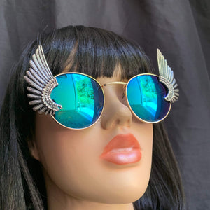 Cool Wings Sunglasses-Rave Fashion Goddess