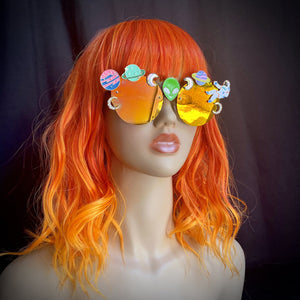 Space Sunglasses-Rave Fashion Goddess