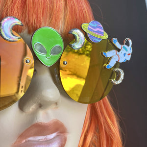 Space Sunglasses-Rave Fashion Goddess