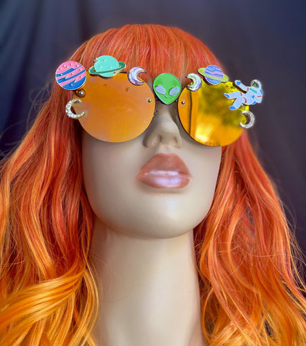 Space Sunglasses-Rave Fashion Goddess