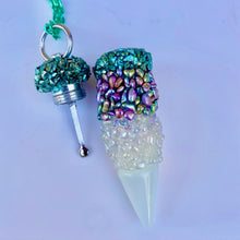 Crystal Stash Necklace With Spoon