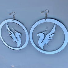 DJ Logo Mirror Earrings-Rave Fashion Goddess