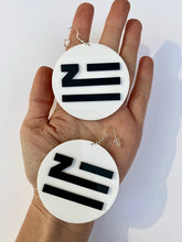 DJ Logo EDM Mirror Earrings