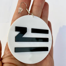 DJ Logo EDM Mirror Earrings