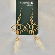 Evil Eye Earplug Earrings