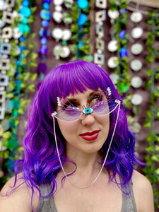 Winged Sunglasses-Rave Fashion Goddess