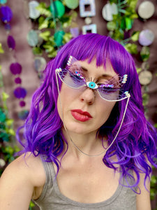 Winged Sunglasses-Rave Fashion Goddess