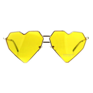 Geometric Heart Sunglasses