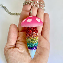 Glass Mushroom Necklace