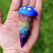 Glass Mushroom Pendant-Rave Fashion Goddess