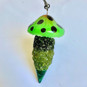 Glass Mushroom Pendant