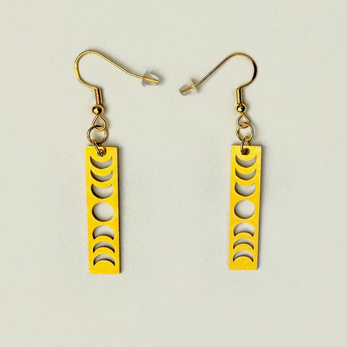 Gold Moon Earrings