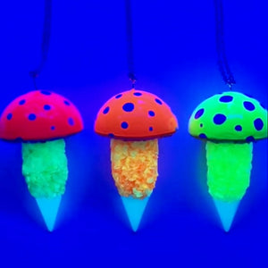 Crystal Mushroom Necklace