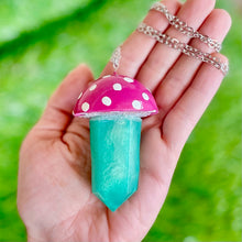 Crystal Mushroom Necklace