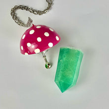 Crystal Mushroom Necklace