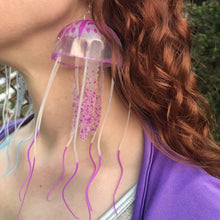 Jellyfish Earrings - Jewelry - Glow In The Dark-Rave Fashion Goddess