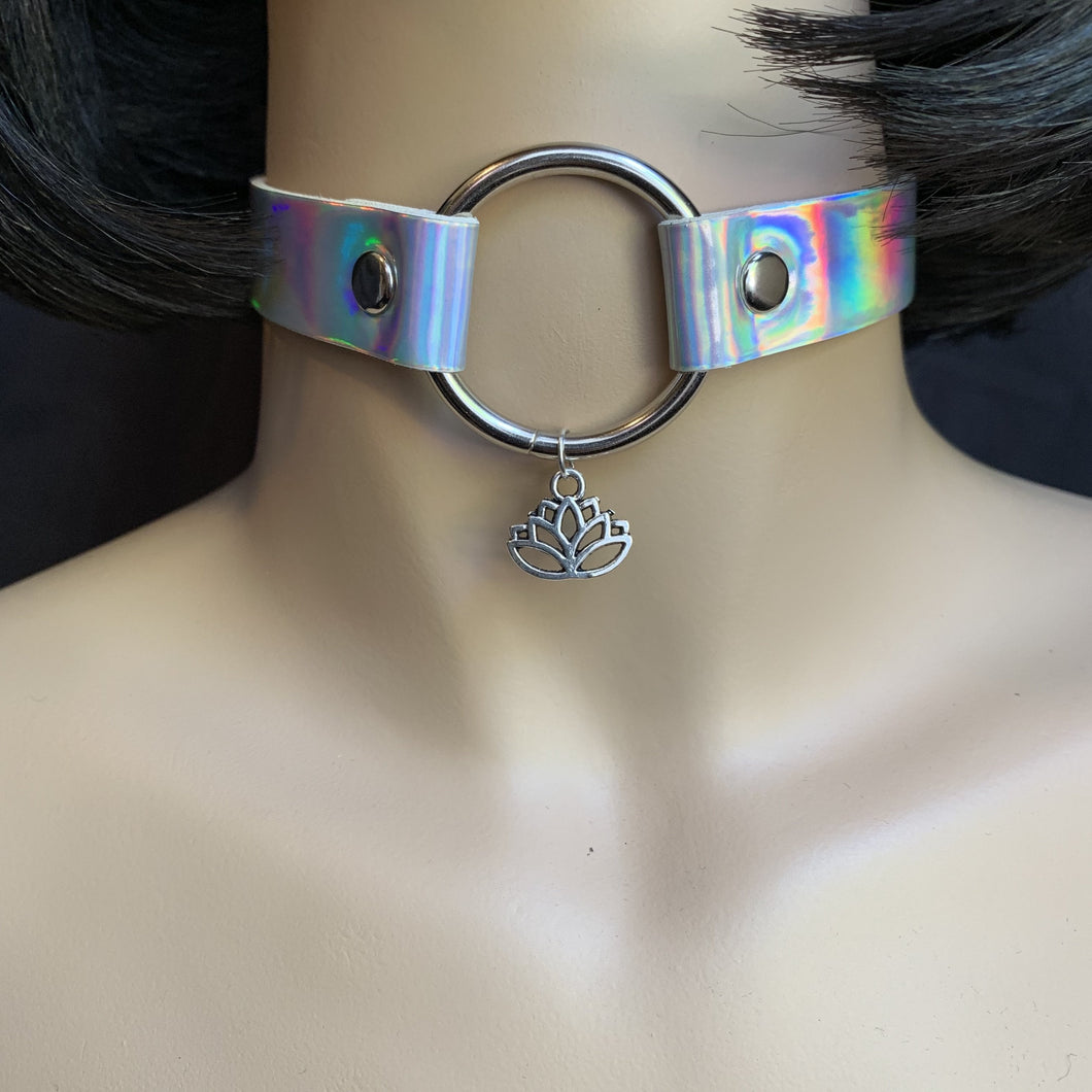 Lotus Flower Choker-Rave Fashion Goddess