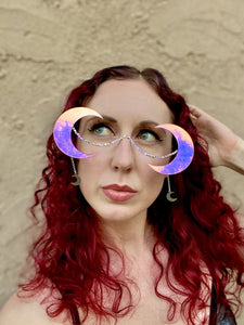 Half Moon Sunglasses-Rave Fashion Goddess