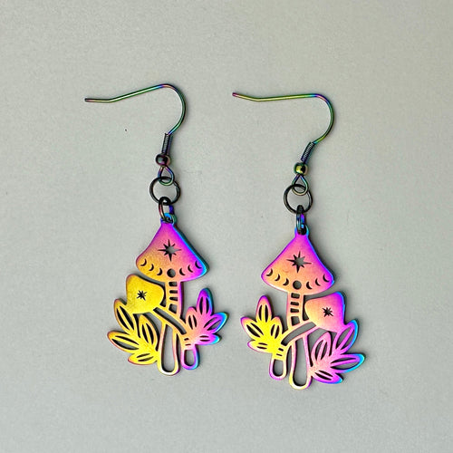 Mushroom Earrings