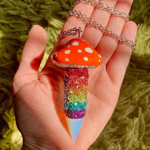 Mushroom Necklace