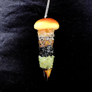 Mushroom Pendant-Rave Fashion Goddess