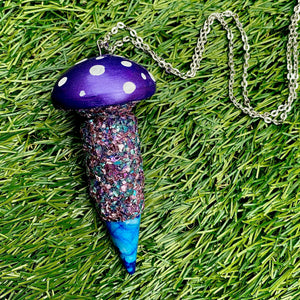 Mushroom Pendant Necklace