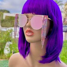 Pink Rhinestone Sunglasses