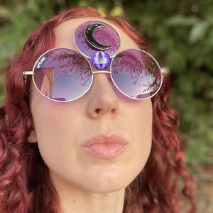 Prince Third Eye Sunglasses-Rave Fashion Goddess