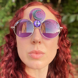 Prince Third Eye Sunglasses-Rave Fashion Goddess