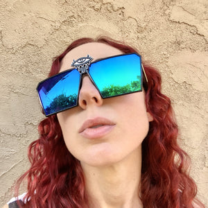 Psychedelic Glasses-Rave Fashion Goddess