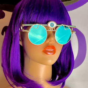 Purple Wire Wrapped Sunglasses