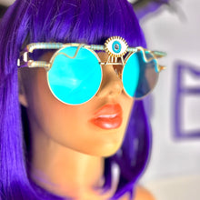 Purple Wire Wrapped Sunglasses