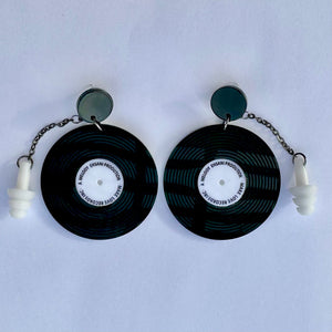 Record Earrings