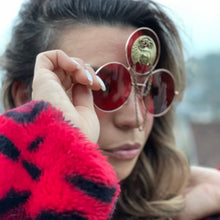 Red Round Sunglasses