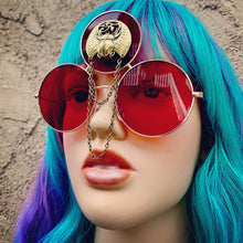 Red Round Sunglasses