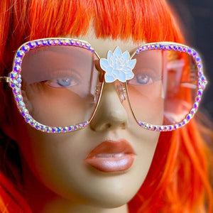 Rhinestone Sunglasses-Rave Fashion Goddess