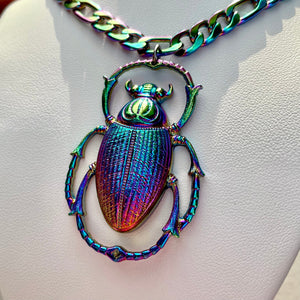 Scarab Beetle Necklace