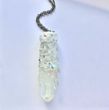 Iridescent Spoon Necklace