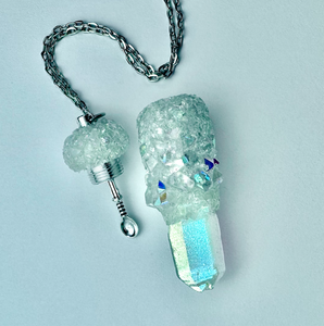 Iridescent Spoon Necklace
