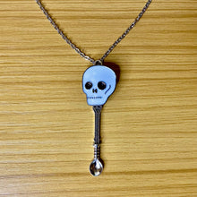 Skull Snuff Necklace With Spoon