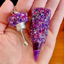 Snuff Necklace - Purple Pink Mix
